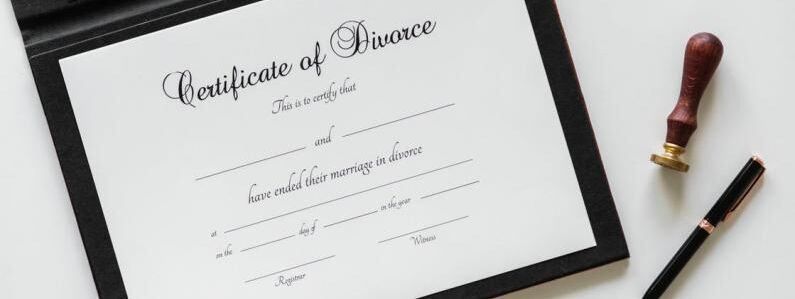 Certificate of divorce 0