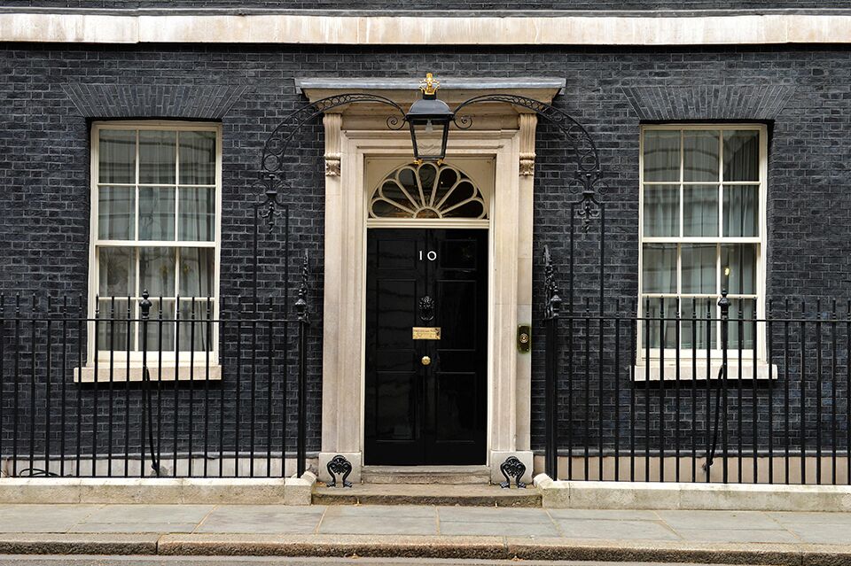 No10 door image