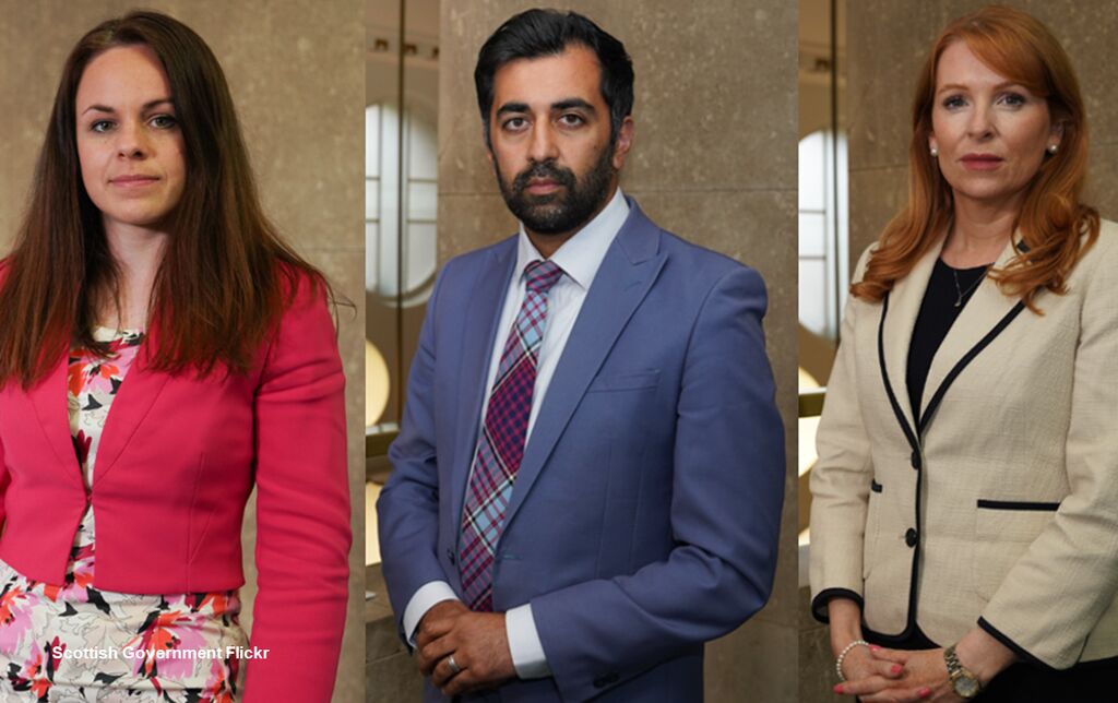 SNP Leadership candidates - Kate Forbes, Humza Yousaf, Ash Regan (L-R)