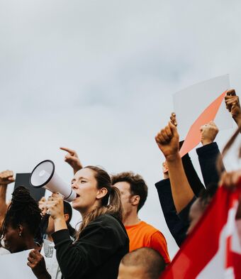 Demonstration of free speech