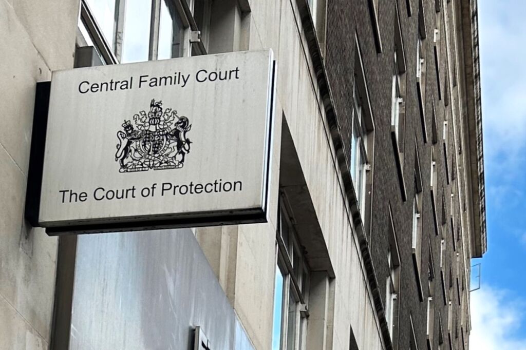 Gov UK image of court of protection