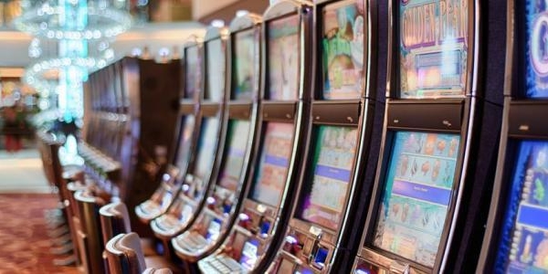 Row of betting machines casino 1c