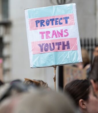 Trans youth rally protect
