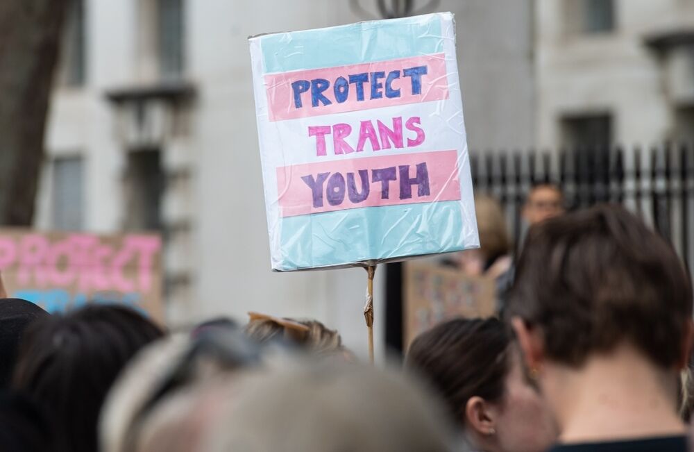 Trans youth rally protect