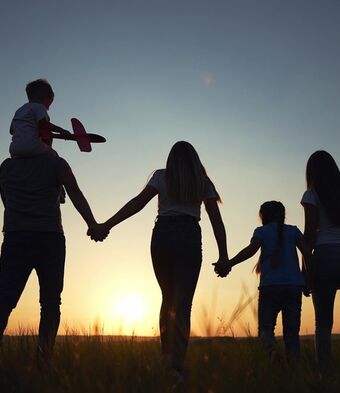 3 child family