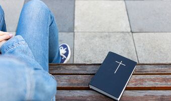 Bible outside prayer buffer zone