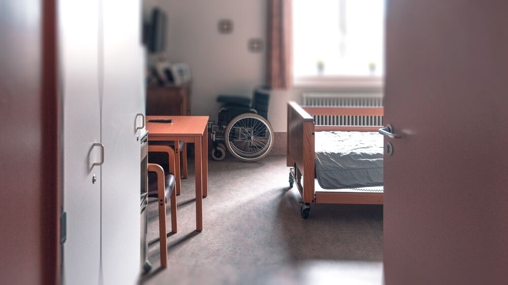 Assisted suicide dying hospital bed care home