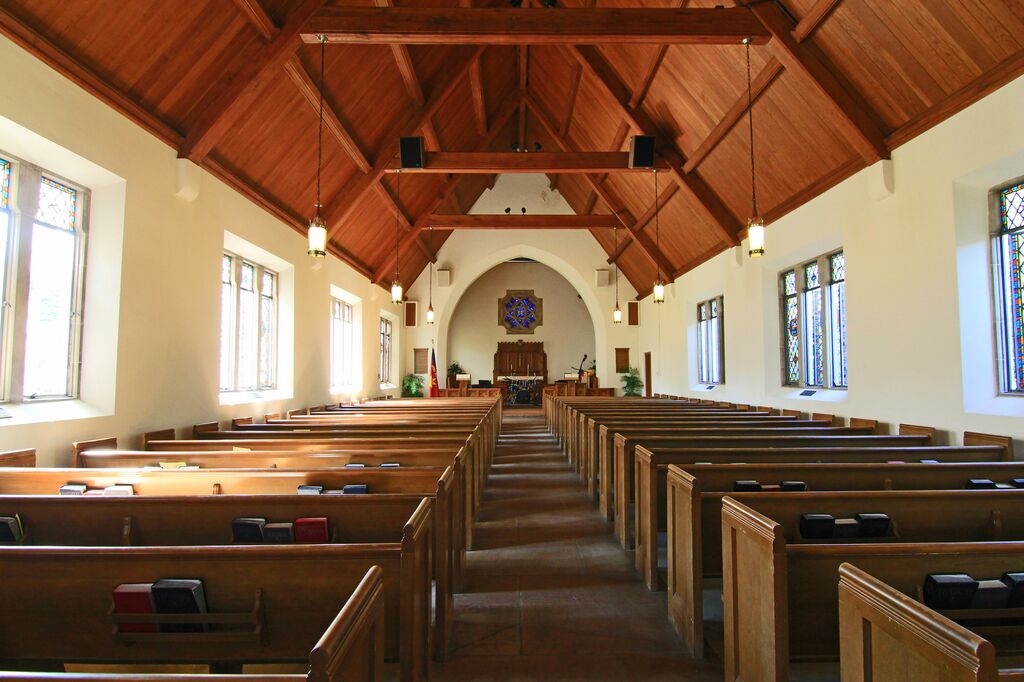 Inside of church