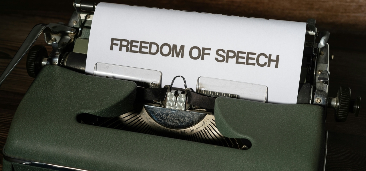 Freedom of speech typewriter
