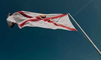 Jersey flag channel islands