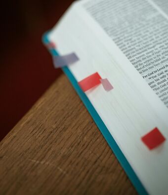 Bible John 3v16 bookmark