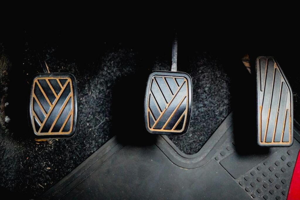 Car pedals brake