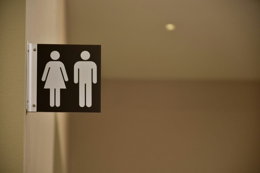 Gender toilet sign
