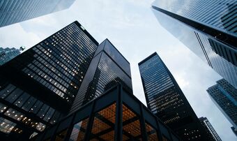 City office skyline