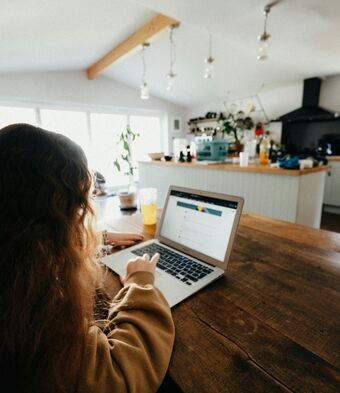 Child laptop homework