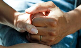 Hands care hospital old age