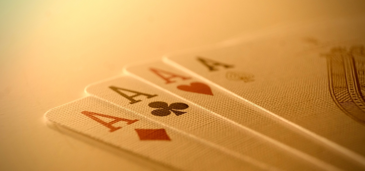 Playing cards gambling