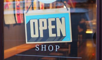Shop sign retail