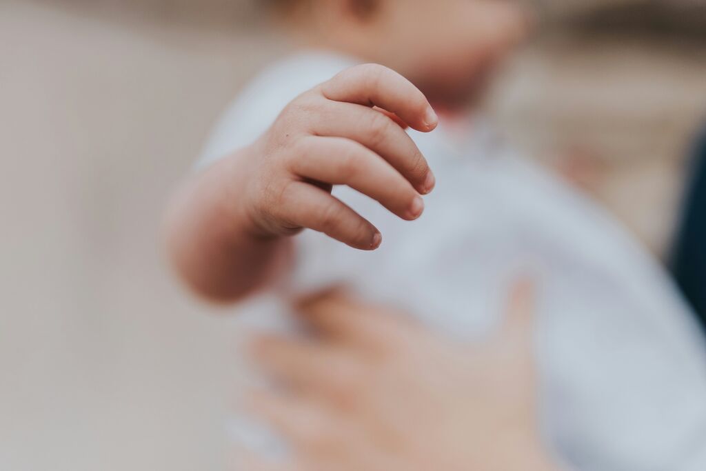 Toddler hand