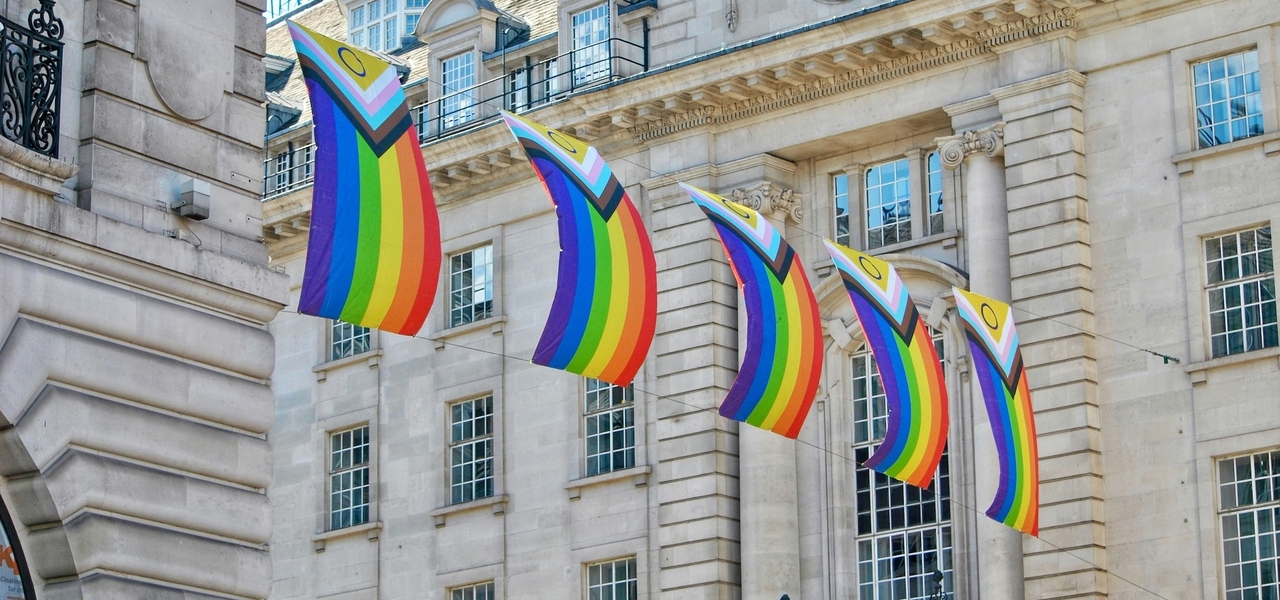 Transgender UK London banners