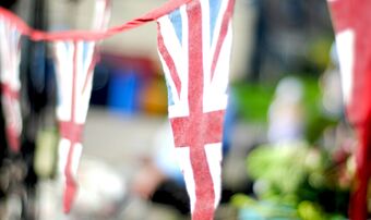 UK flags bunting nation