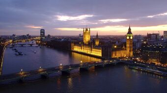 Westminster at dusk