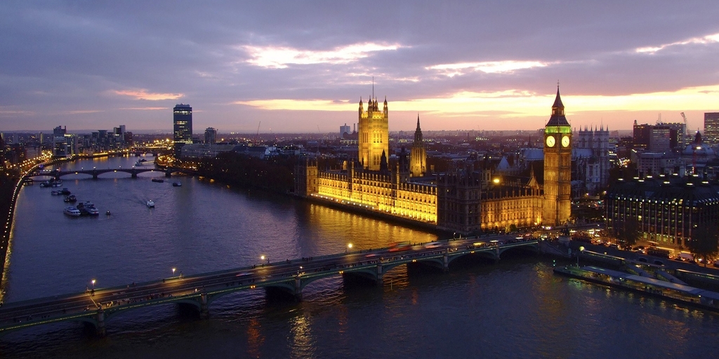Westminster at dusk