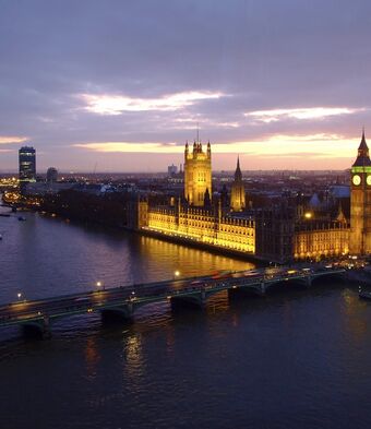 Westminster at dusk