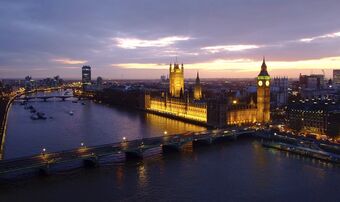 Westminster at dusk